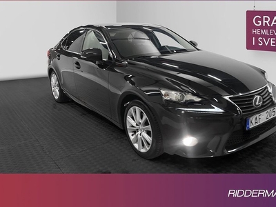 Lexus IS300h Executive Navi Sensorer Skinn Välservad 2014, Sedan