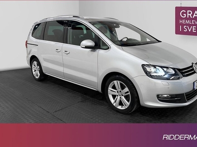 Volkswagen Sharan4M Premium 7-sits El-dörr Värm Drag 2018, Minibuss