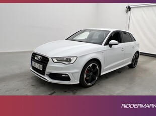 Audi A3 Sportback TDI 150hk S-Line P-Sensorer Farthållare