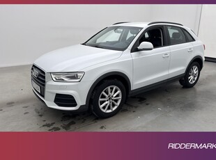 Audi Q3 2.0 TDI Quattro 150hk Sport Edt Skinn/Mocca Sensorer