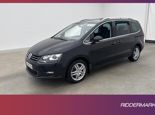 Volkswagen Sharan 150hk 7-Sits Eldörrar P-Värmare Pano Drag