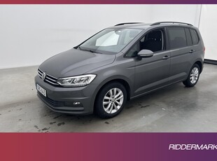 Volkswagen Touran TDI 115hk 7-sits Kamera Navi Drag CarPlay