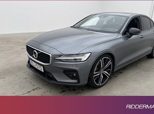 Volvo S60T5 AWD R-Design VOC Pano H K HUD Värm 360° Drag 2020, Sedan