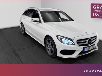 Mercedes C220Benz C 220 d 4M AMG Värmare Burm Kamera Drag 2018, Kombi