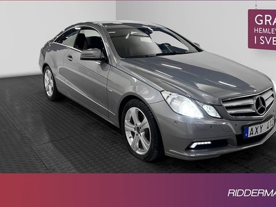 Mercedes E250Benz E 250 Coupé Sensorer H-Skinn Soundsytem 2011, Sportkupé