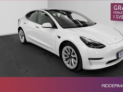 Tesla Model 3Long Range AWD Svensksåld Pano Drag 2020, Halvkombi