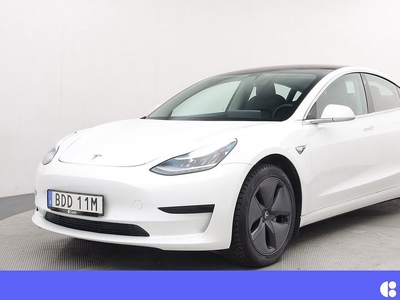 Tesla Model 3Standard Range Plus Autopilot Pano V-Hjul 2020, Halvkombi