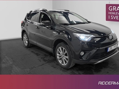 Toyota RAV4Hybrid AWD Skinn Kamera Navi Drag Välserv 2018, SUV