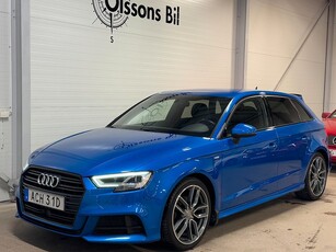 Audi A3 Sportback 35 TFSI S Line Aut B&O Adapt. Farthållare