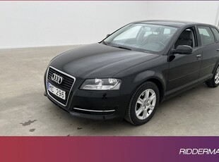 Audi A3Sportback 1.6 TDI Attraction M&K-Värm 0,4l mil 2012, Halvkombi