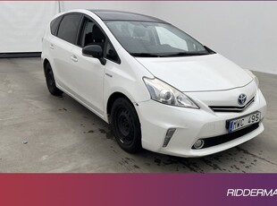 Toyota PriusHybrid CVT 7-Sits Pano Kamera Navi HUD 2012, Halvkombi