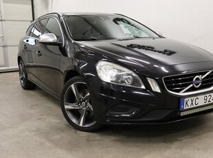 Volvo V60 D5 R-Design 205 hk, Drag, Värmare, Fullservad