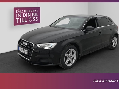 Audi A3 1.5 TFSI 150hk Proline Farthållare Välserv 0.41L/Mil