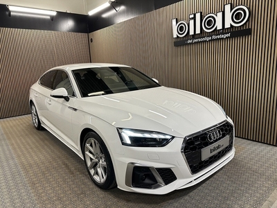 Audi A5 Quattro Sportback 45 TFSI S-line 265hk Matrix, backkamera, A