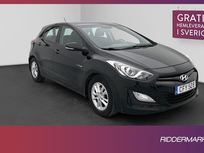 Hyundai i30 1.6 CRDi 110hk Rattvärmare P-sensorer 1-brukare