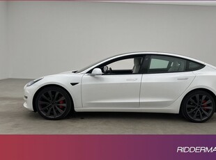 Tesla Model 3Performance AWD Ljus interiör Autopilot 2020, Halvkombi