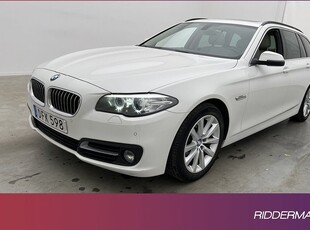 BMW 520d Touring Pano Fjärr-värm Skinn 4-Zons Välserv 2016, Kombi