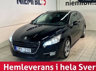 Peugeot 508SW 2.2 Aut Pano Drag HuD Nav MoK Dvärm Psens SoV 2012, Kombi