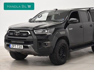 Toyota Hilux2.8 4WD Invincible Kåpa Winch Navi Drag JBL 2021, Pickup