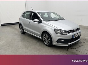 Volkswagen Polo1.2 TSI R-Line Värm Sensorer 0,49L Mil 2017, Halvkombi