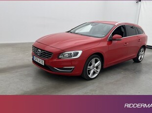 Volvo V60D4 Classic Summum En-Bruk VOC Värmare Skinn Drag 2018, Kombi