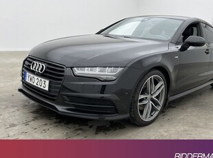 Audi A7Sportback V6 Q S-Line BOSE HUD Kamera Skinn 2017, Sportkupé