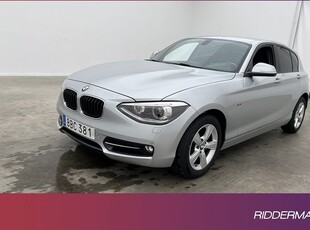 BMW 118d Sport line Sensorer Keyless Välservad 0,41l mil 2014, Halvkombi