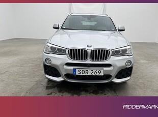 BMW X4 xDrive30d 258hk M Sport T-lucka H/K Kamera Skinn Drag