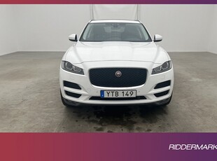 Jaguar F-Pace 20d AWD 180hk Pano Värmare Kamera Navi Drag