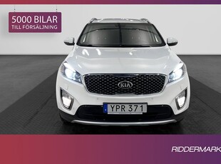 Kia Sorento 2.2 CRDi AWD 200hk 7-Sits B-Kamera Navi Skinn