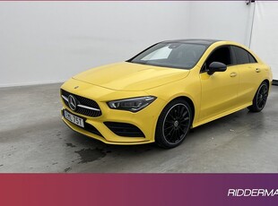 Mercedes CLA200Benz CLA 200 Coupé AMG Wide Pano Burm Värmare 2021, Sportkupé