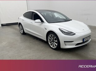 Tesla Model 3Long Range AWD En-Brukare Uppgraderad-AP 2020, Halvkombi