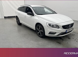 Volvo V60D5 Plug-in AWD R-Design VOC Värm Kamera Skinn Drag 2017, Kombi