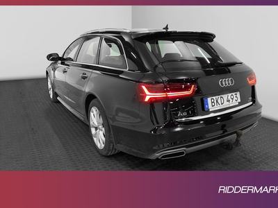 Audi A6 Avant 2.0 TDI 190hk Quattro S-Line Panorama Dragkrok