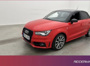 Audi A1Sportback 1.2 TFSI S-Line Farthållare 0,51l mil 2014, Halvkombi