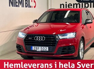 Audi SQ7Q7 S 4.0 V8 Quattro 7-sits Pano BOSE Dvärm 360° HuD SoV 2018, SUV