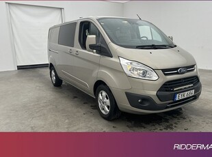 Ford CustomTransit L2 Crew Van Värm Skinn Ny-Kamrem 2016, Minibuss