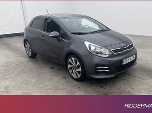 Kia Rio1.2 CVVT Advance Kamera Navi Rattvärm Välservad 2016, Halvkombi