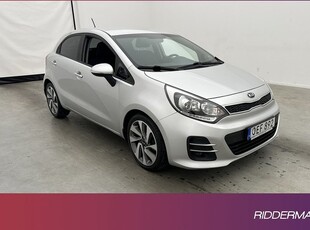 Kia Rio1.2 CVVT Advance Kamera Navi Rattvärm Välservad 2016, Halvkombi