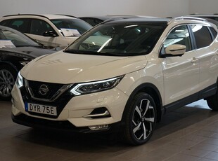 Nissan Qashqai 1.3 DIG-T 160hk 360° Drag Pärlvit Pano Navi