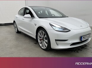 Tesla Model 3Performance AWD En-brukare Svensksåld 2019, Halvkombi