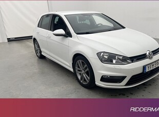 Volkswagen GolfTSI R-Line Kamera CarPlay Adapt-fart 2017, Halvkombi