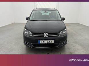 Volkswagen Sharan 4M Premium 7-Sits El-Dörrar Värm MOMS