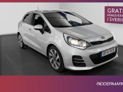 Kia Rio 5-dörrar 1.2 CVVT 84hk GLS Kamera Navi Välservad