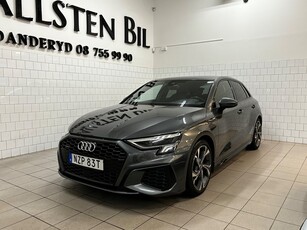 Audi A3 40 TFSI Sportback Aut Quattro S-Line Drag Värmare Svensksåld