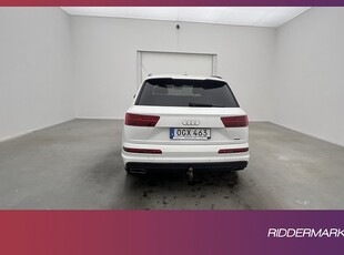 Audi Q7 3.0 TDI 272hk Q S-Line 7-Sits Cockpit BOSE Pano HUD