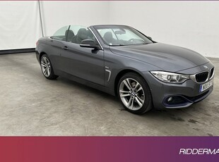 BMW 430i xDrive Convertible Sport Line HiFi Kamera Skinn 2016, Sportkupé