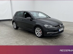 Volkswagen GolfTSI Cockpit Värm Kamera Navi CarPlay 2017, Halvkombi