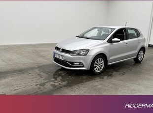 Volkswagen PoloTSI Bluetooth 0,47l mil Låg-Årsskatt 2016, Halvkombi