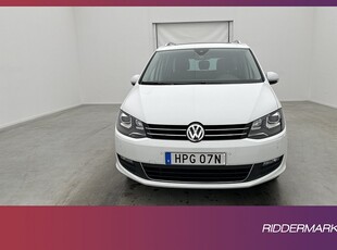 Volkswagen Sharan 2.0 TDI 150hk 7-Sits Pano Kamera Navi Drag